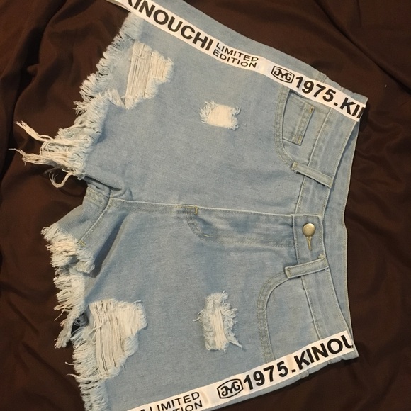 Shein denim shorts - Picture 1 of 2